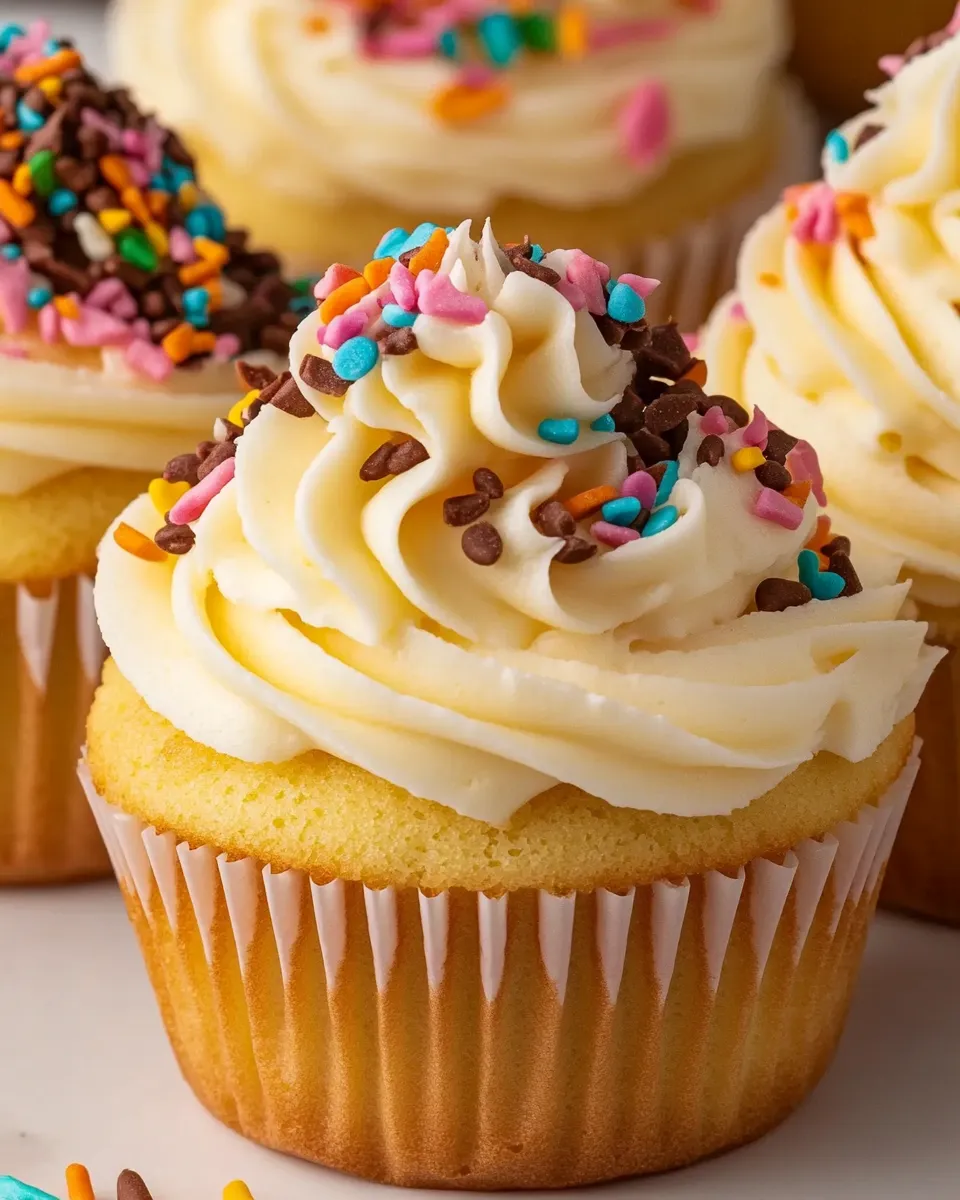 Homemade The Best Cake Mix Cupcakes photo