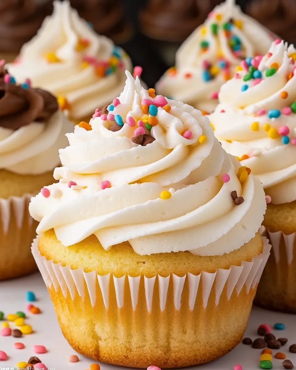 Easy The Best Cake Mix Cupcakes recipe photo