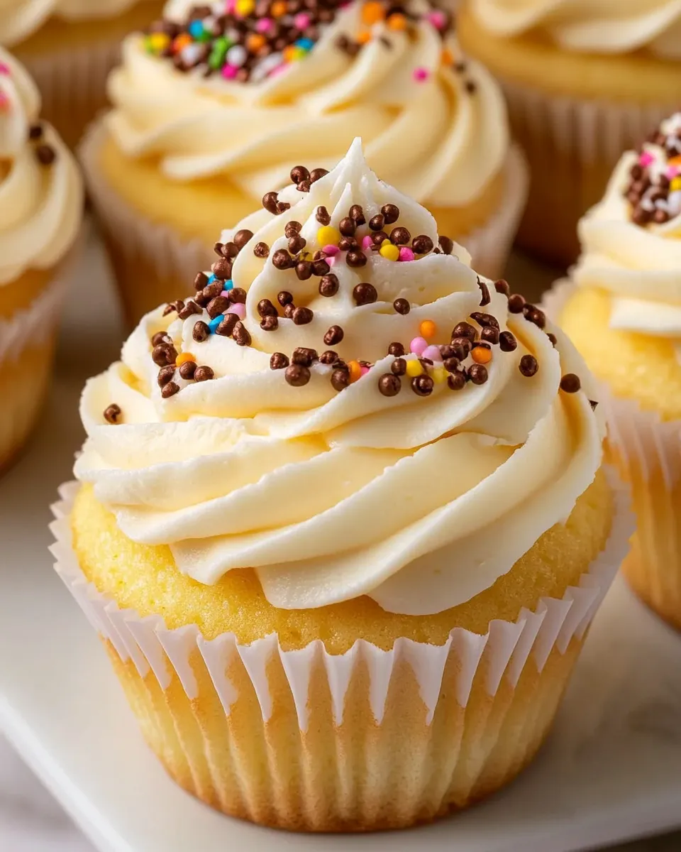 Delicious The Best Cake Mix Cupcakes dish photo