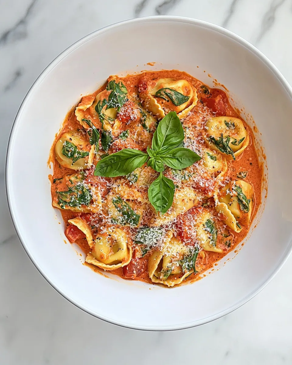 Classic The Best Creamy Tomato & Spinach Tortelloni dish photo