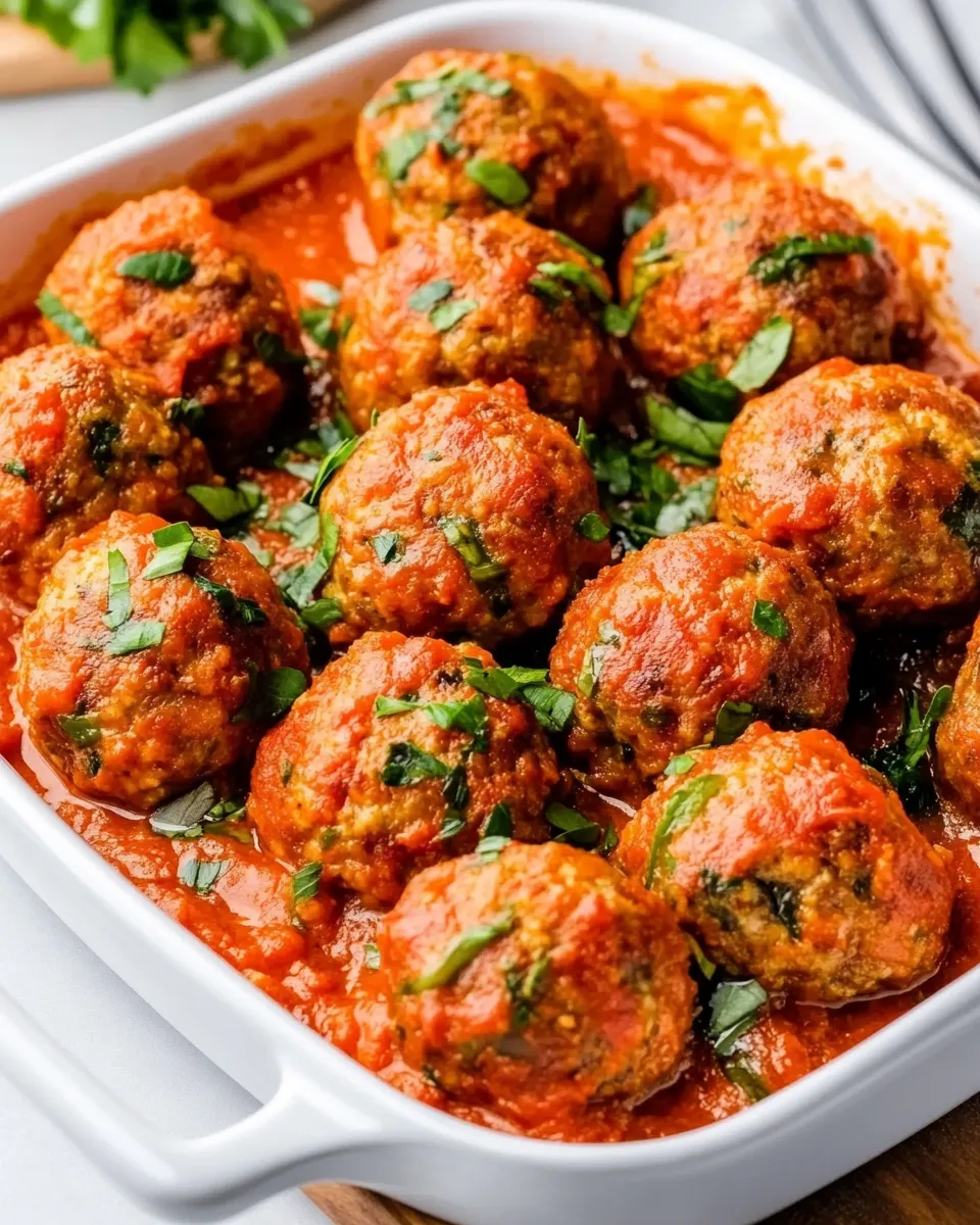 Delicious The Best Vegan Meatballs plate image
