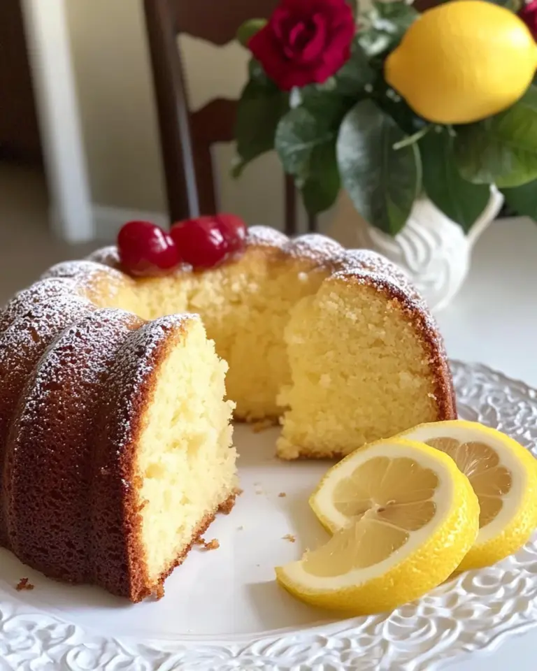 Homemade The Perfect Lemon Pound Cake photo