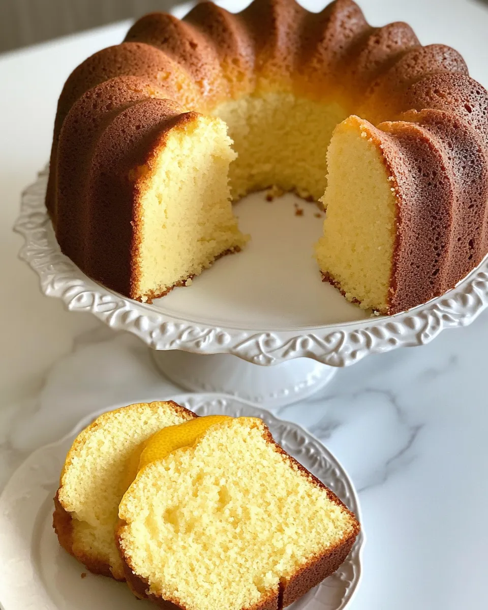 Easy The Perfect Lemon Pound Cake recipe photo