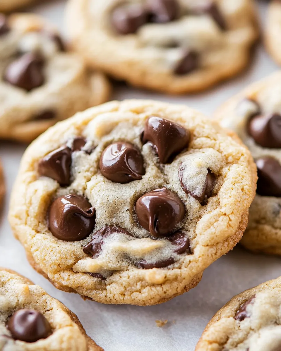 Delicious Thick and Chewy Coconut Oil Chocolate Chip Cookies dish photo