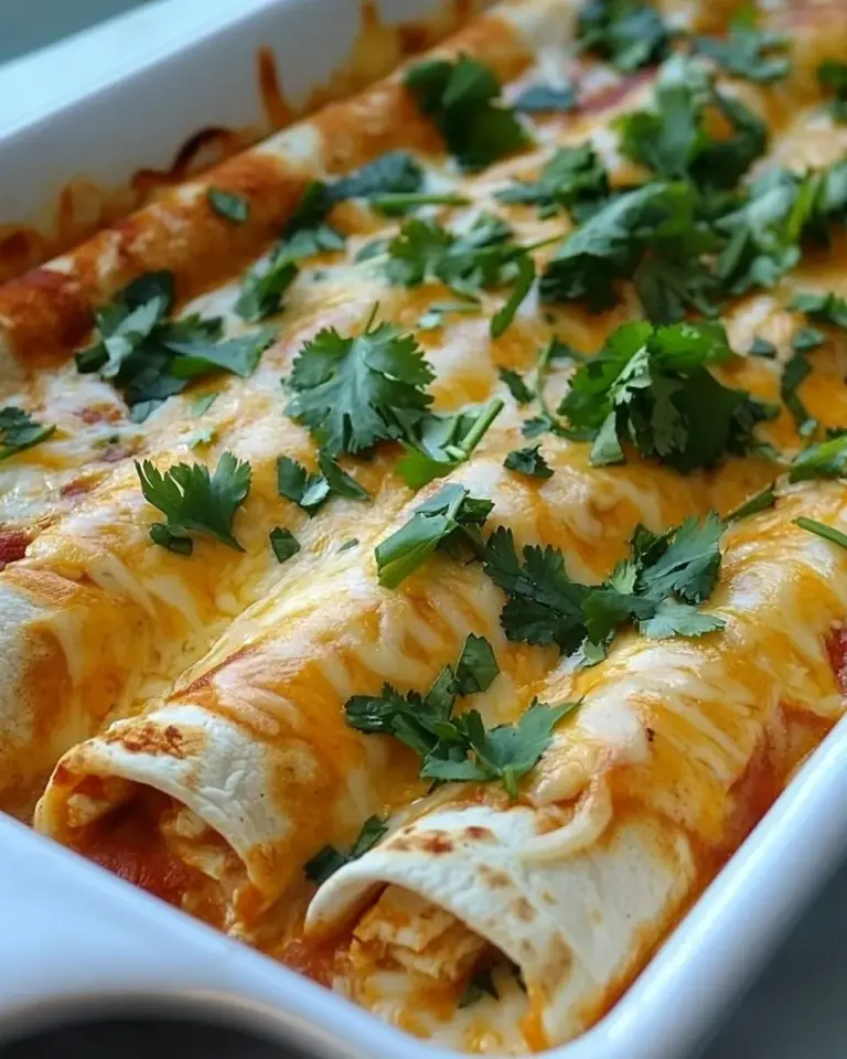 Homemade Three Cheese Chicken Enchiladas photo
