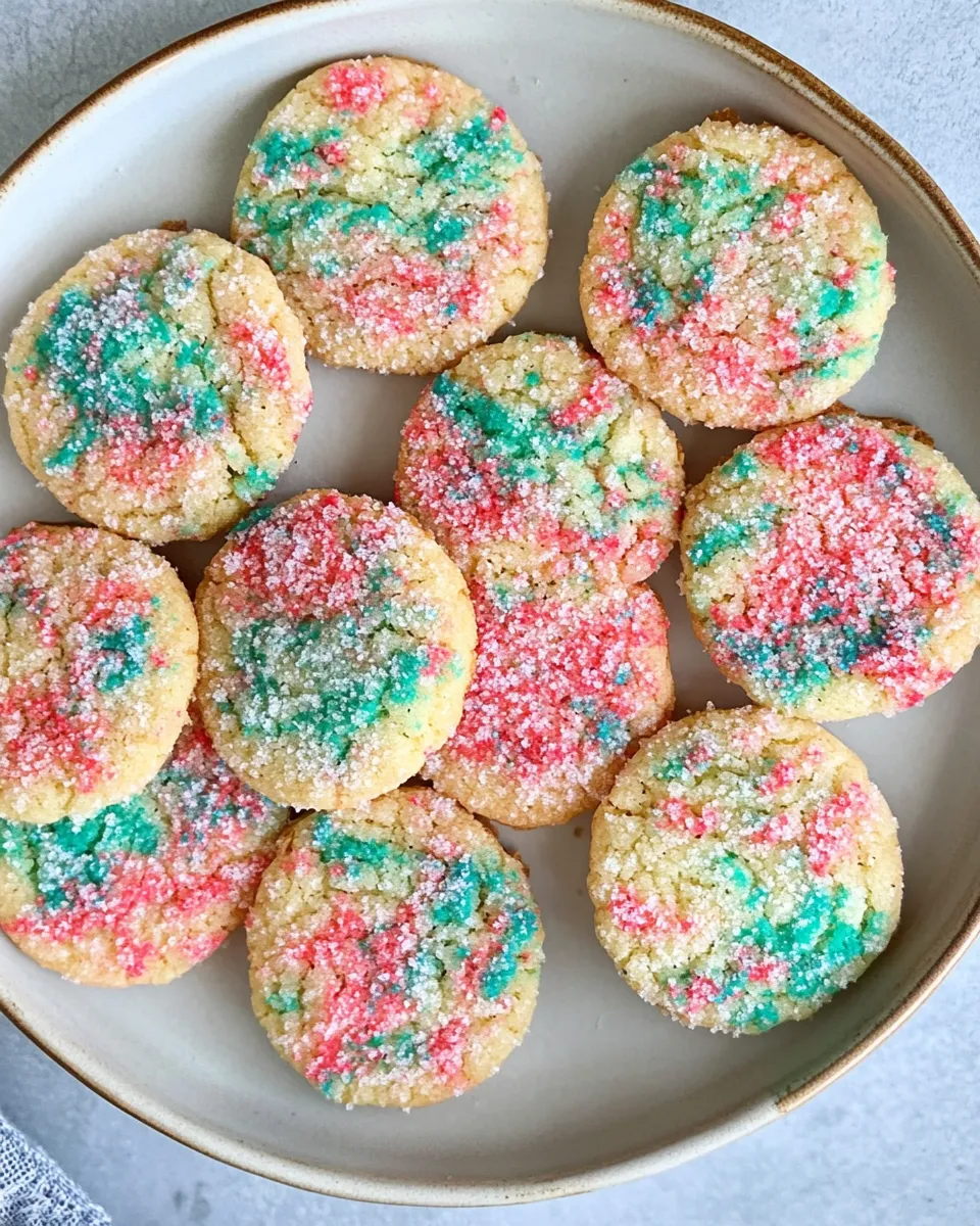 Delicious Tie-Dye Cookies (Butter Cookies) shot