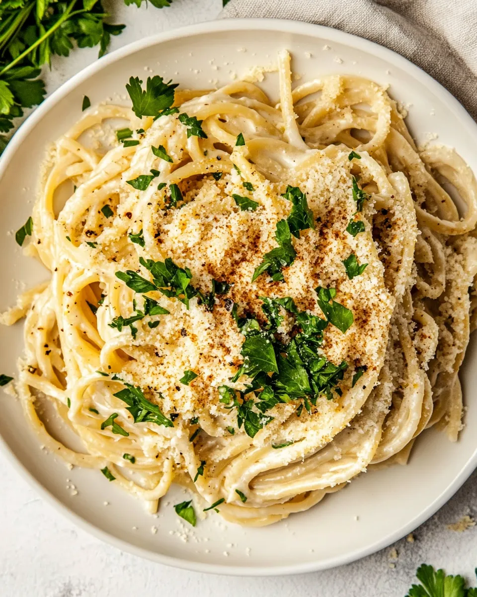 Delicious Triple Garlic Pasta plate image