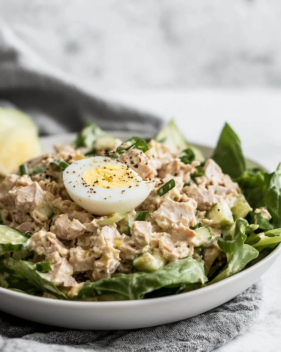 Delicious Tuna Salad Recipe with Egg dish photo