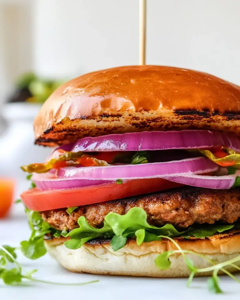 Homemade Turkey Burger photo