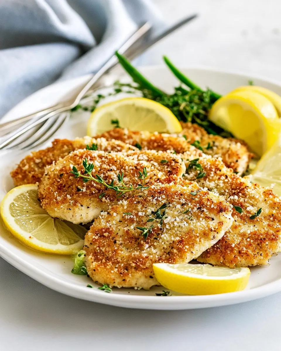 Homemade Turkey Cutlets with Parmesan Crust photo
