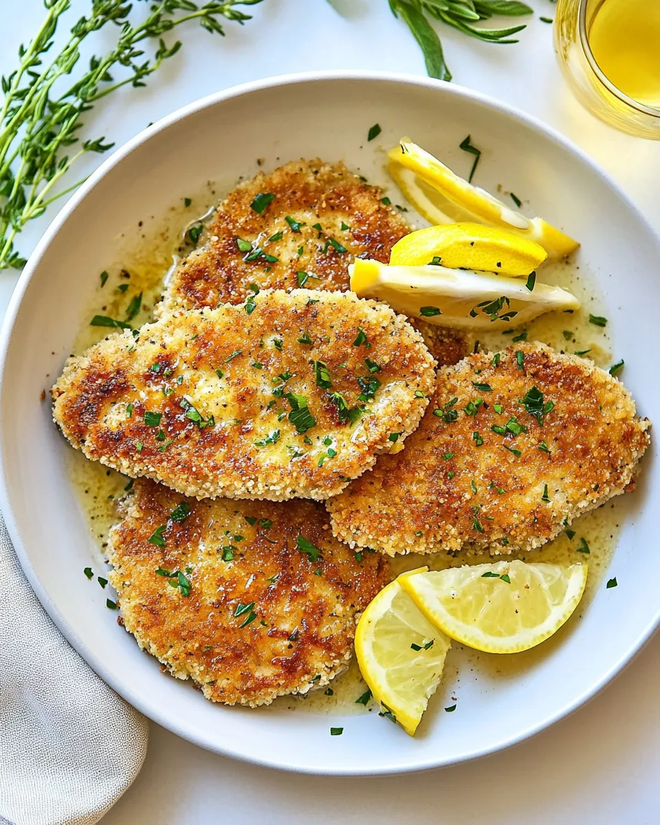 Classic Turkey Cutlets with Parmesan Crust image