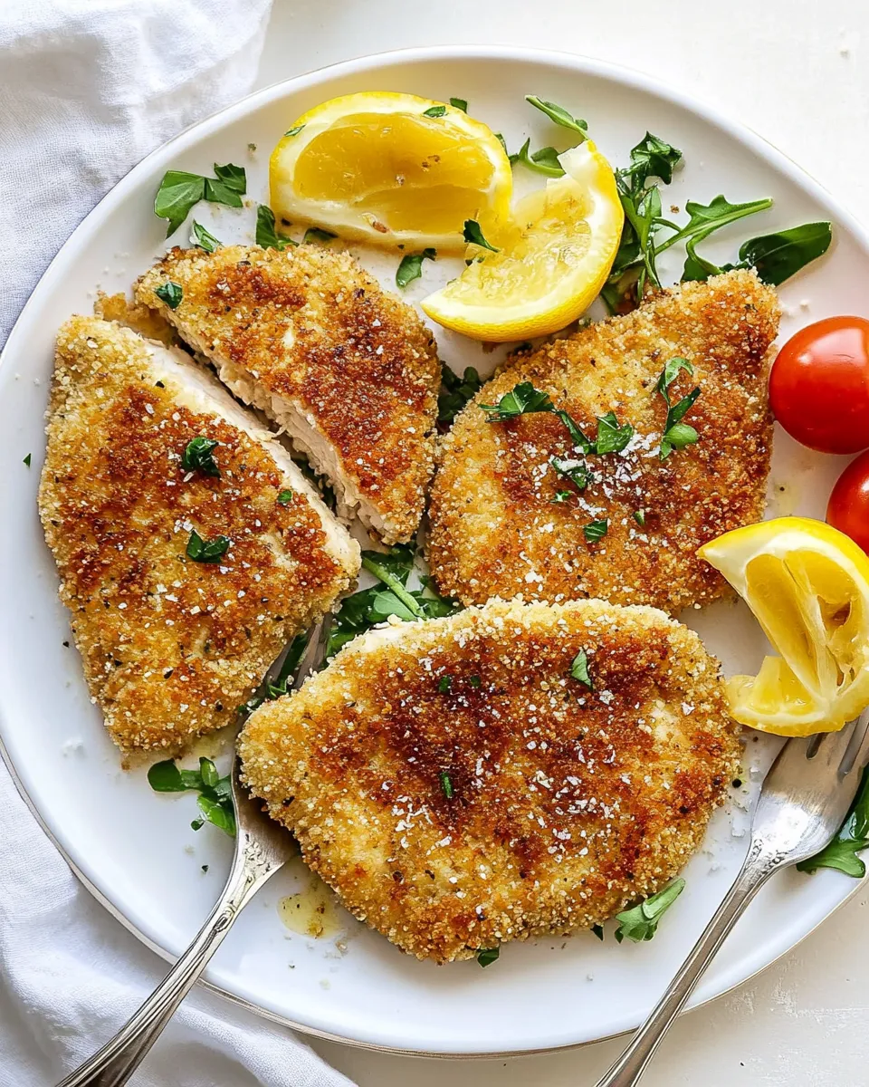 Easy Turkey Cutlets with Parmesan Crust recipe photo