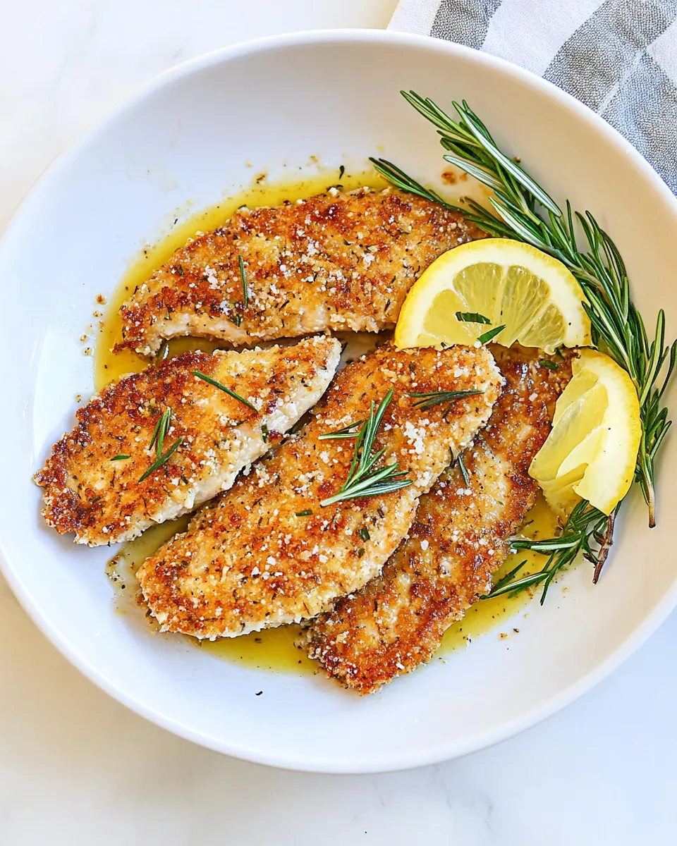 Delicious Turkey Cutlets with Parmesan Crust dish photo