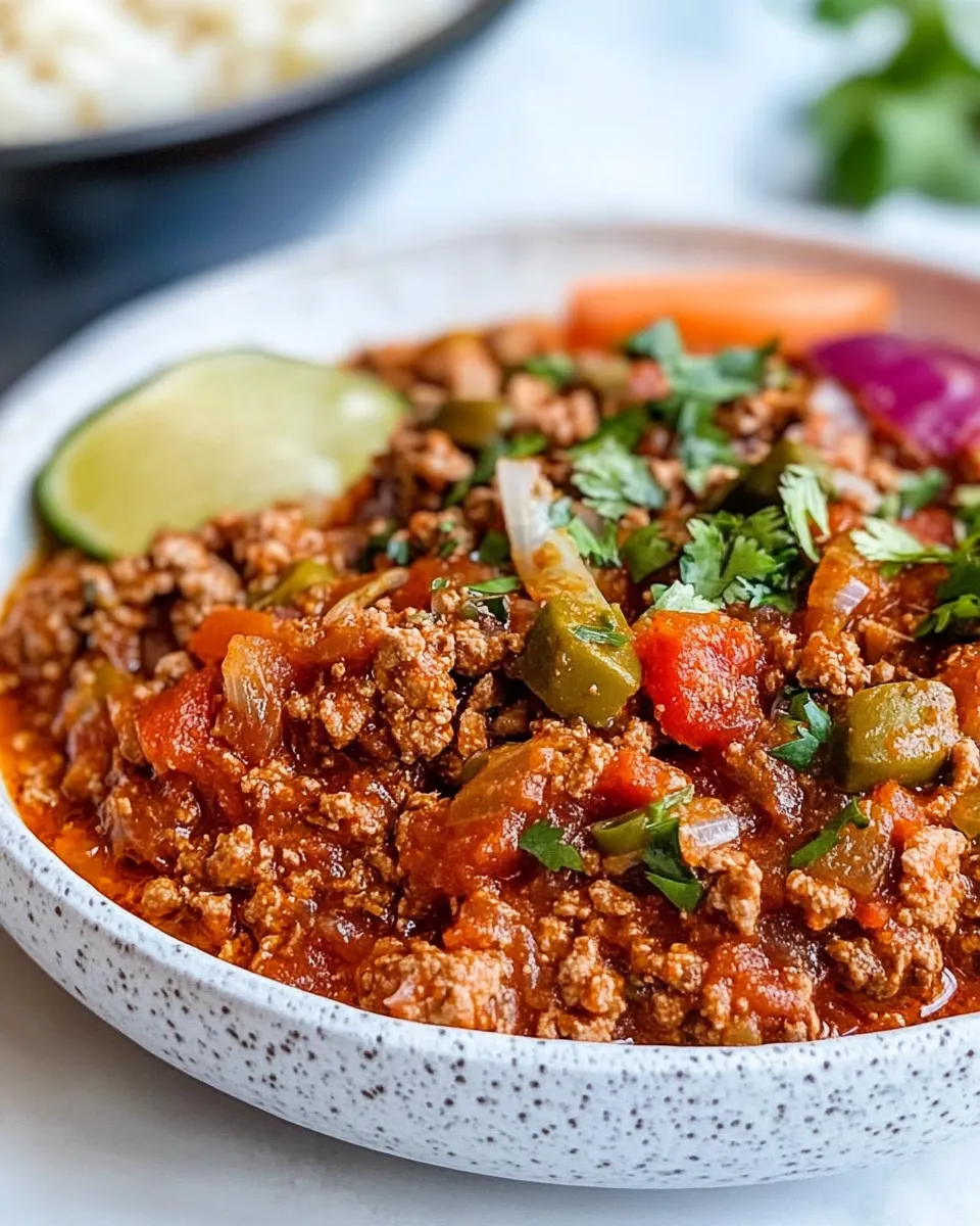 Homemade Turkey Picadillo photo