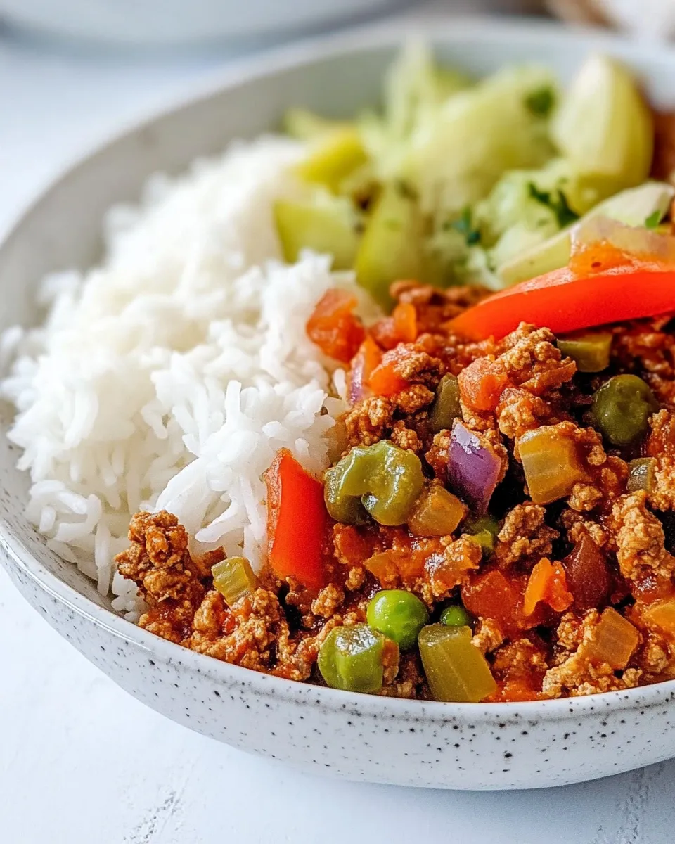 Easy Turkey Picadillo recipe photo