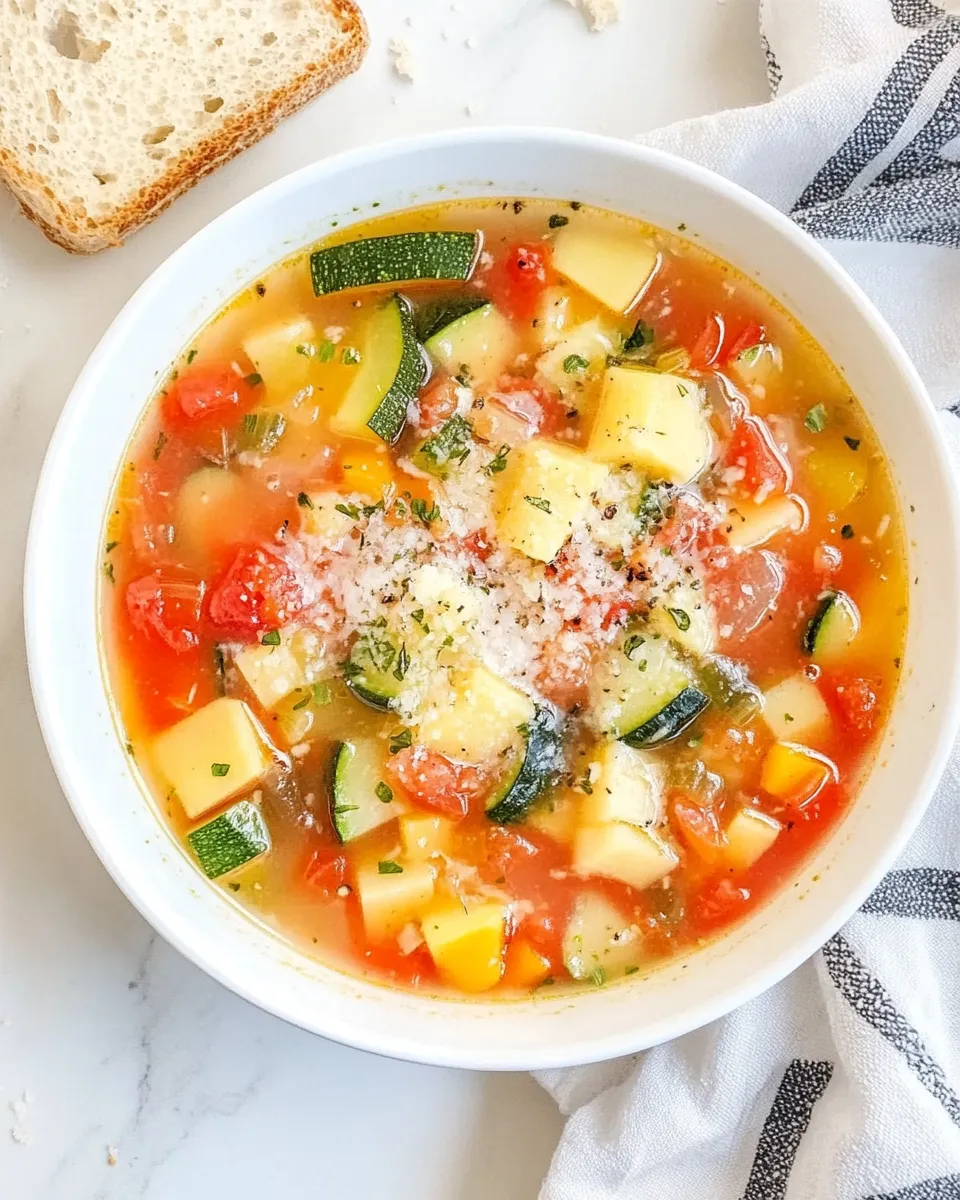 Homemade Tuscan Vegetable Soup photo