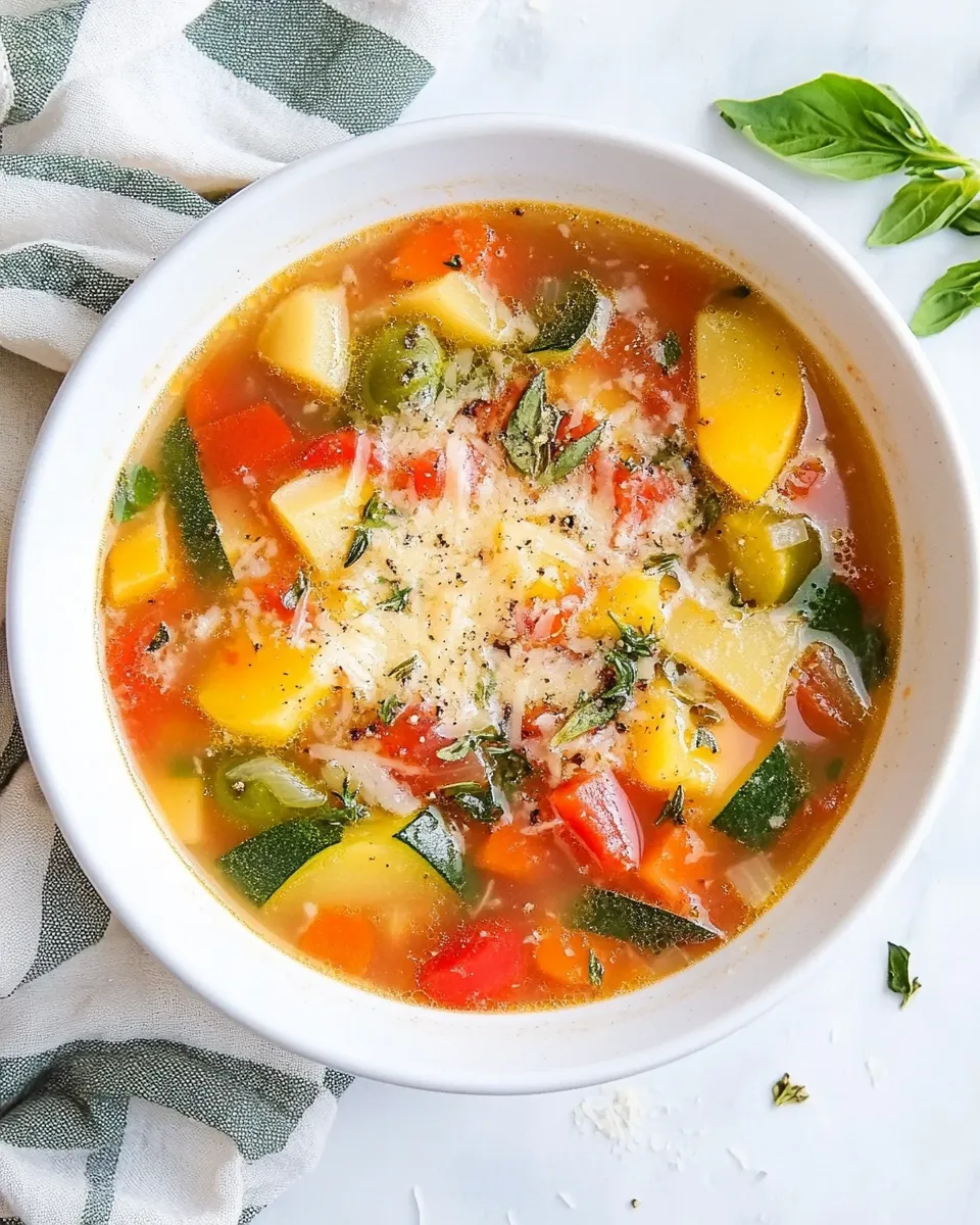 Classic Tuscan Vegetable Soup image