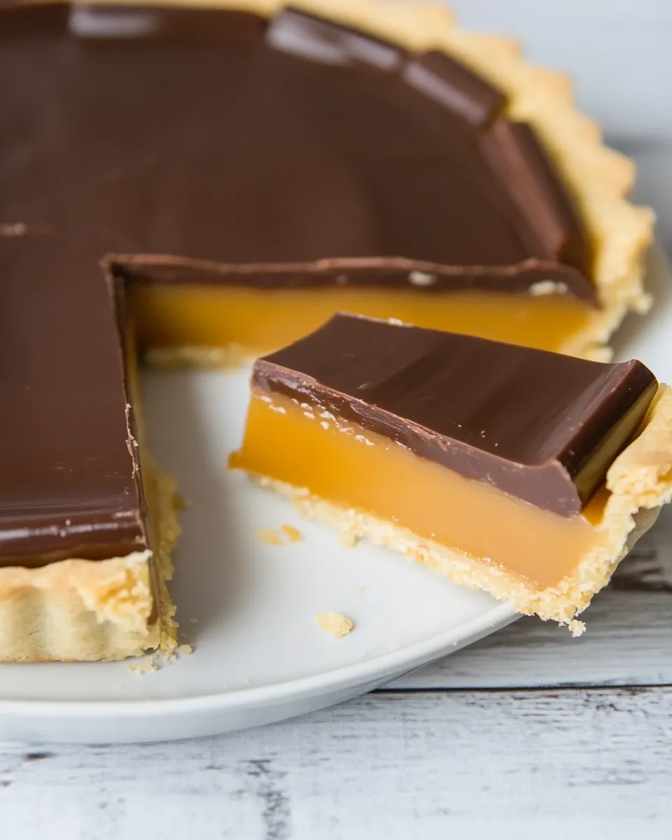 Easy Twix [Candy Bar] Tart recipe photo
