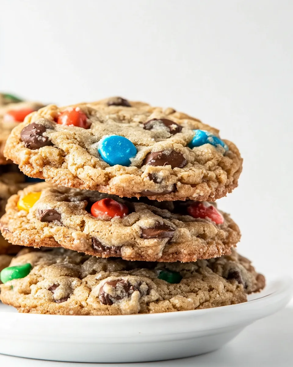 Delicious Ultimate Monster Cookies Recipe food shot
