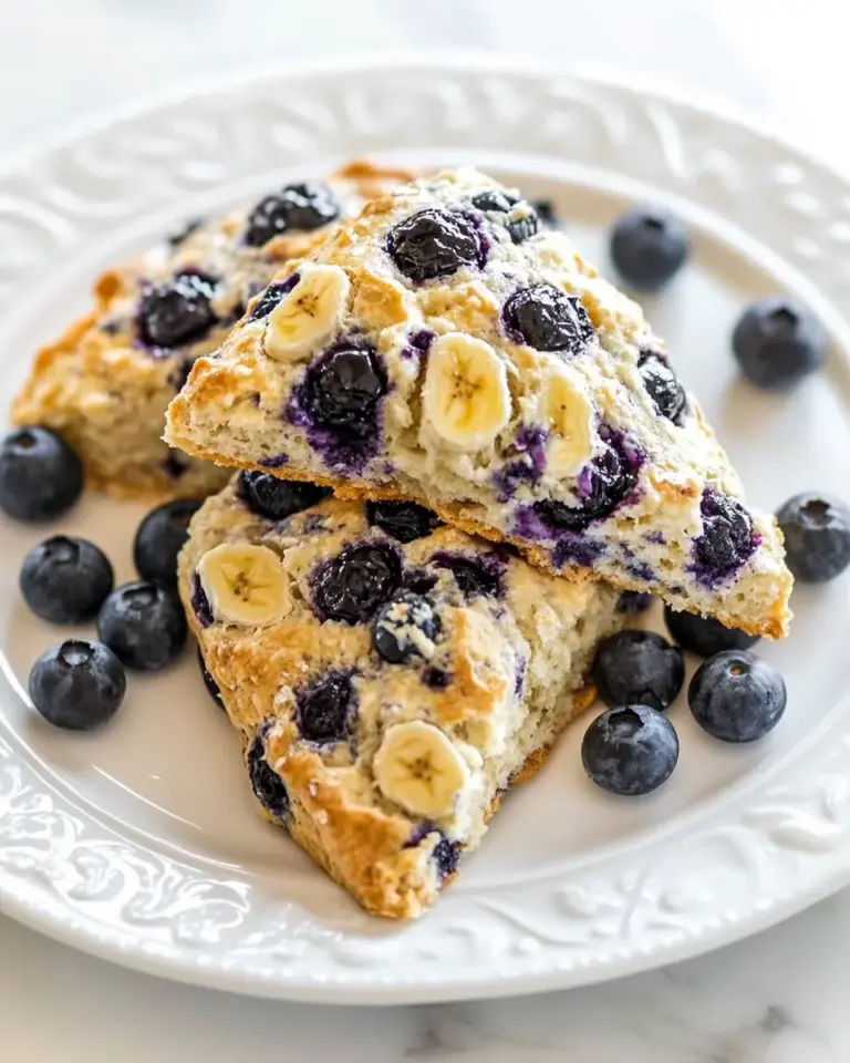 Delicious Vegan Blueberry Banana Scones photo