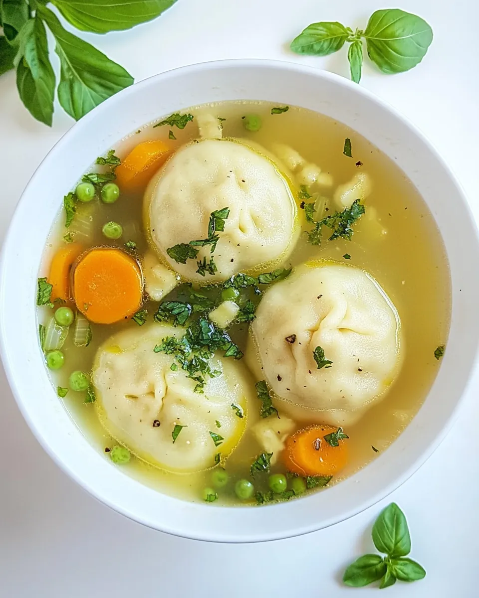 Classic Vegan Dumpling Soup image