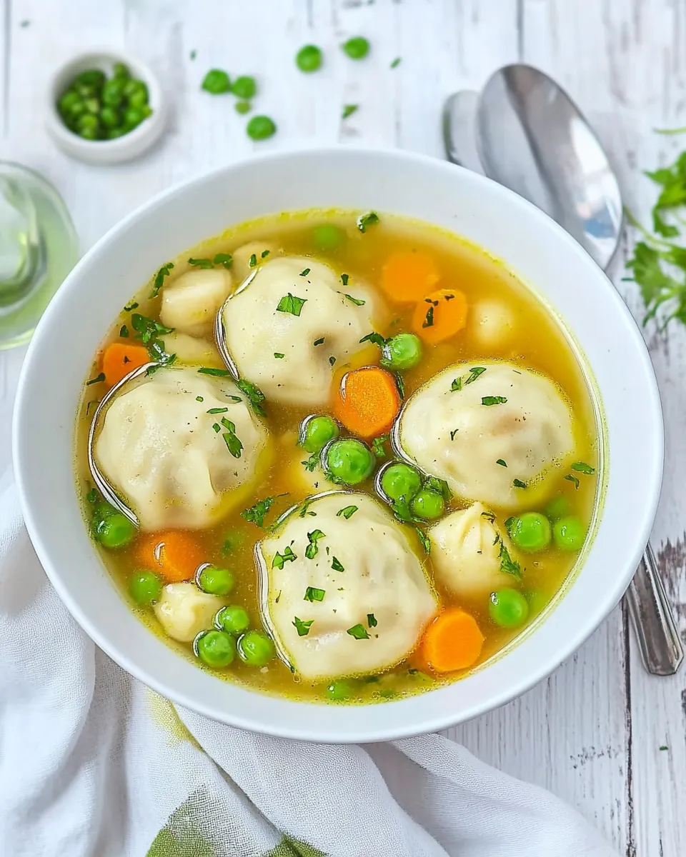 Easy Vegan Dumpling Soup recipe photo