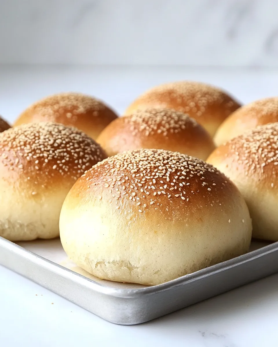 Classic Vegan Hamburger Buns image