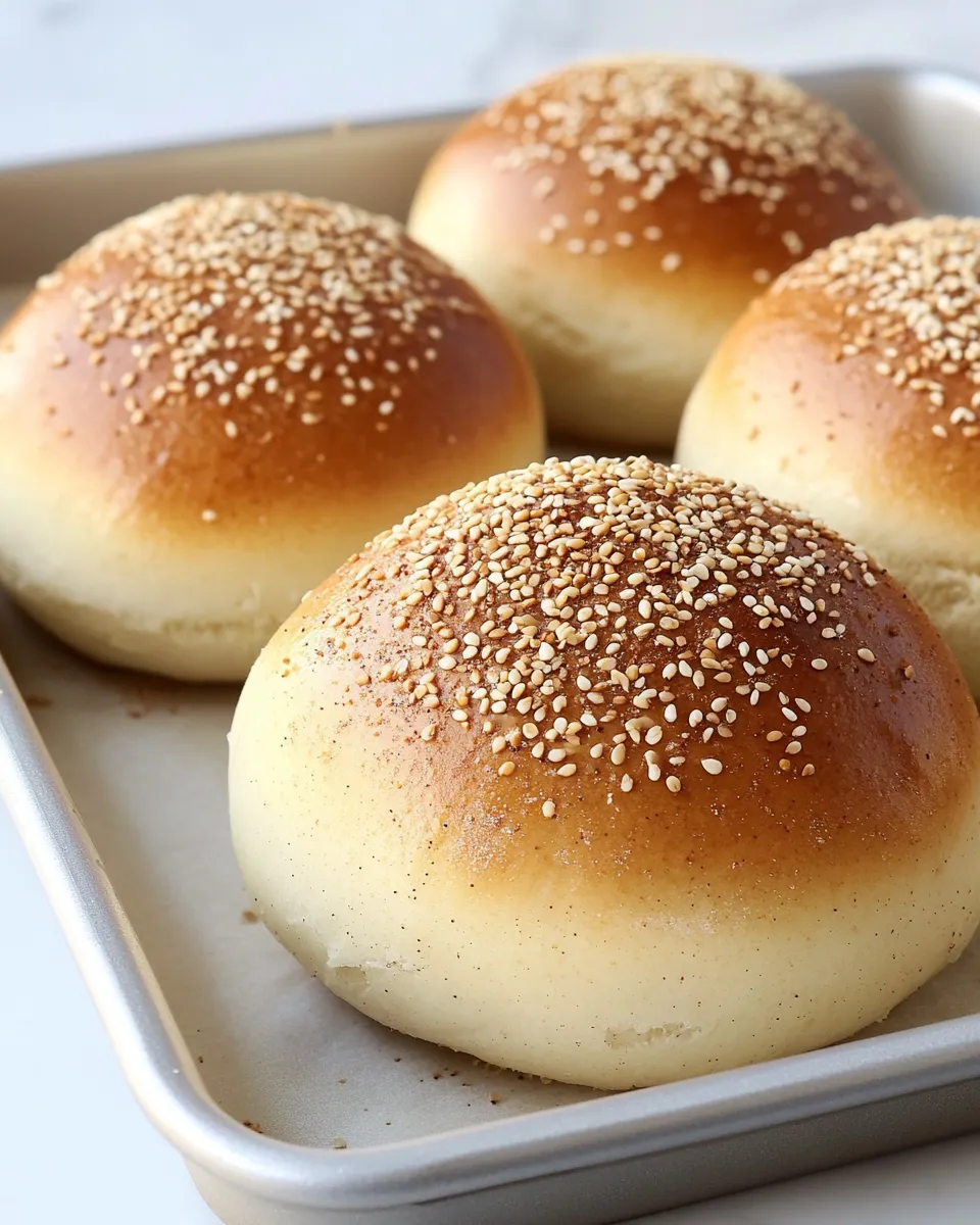 Easy Vegan Hamburger Buns recipe photo