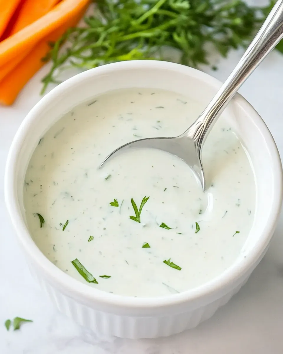 Classic Vegan Ranch Dressing (Oil-Free!) dish photo