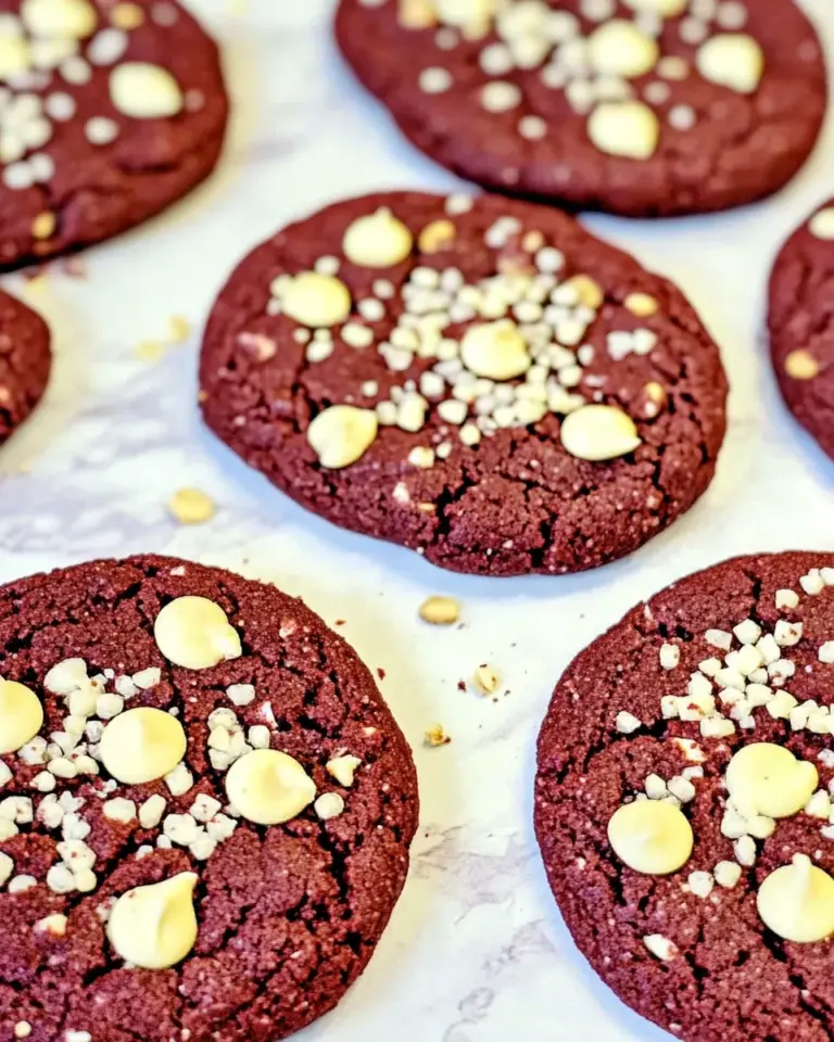 Homemade Vegan Red Velvet Cookies photo