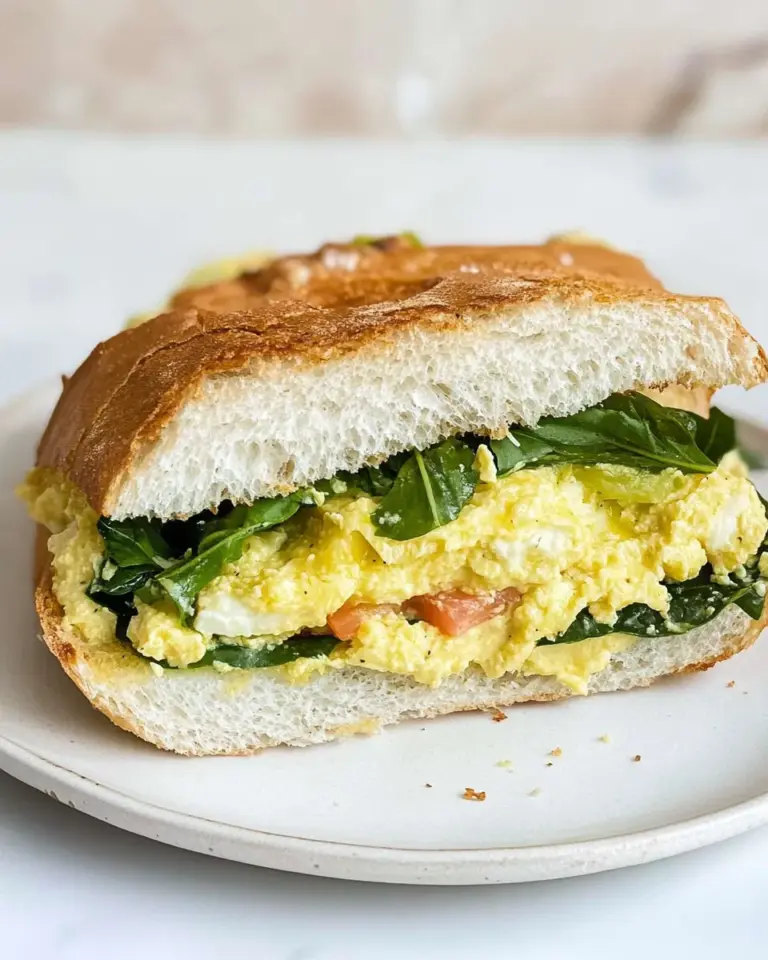 Homemade Vegetarian Breakfast Sandwich recipe photo