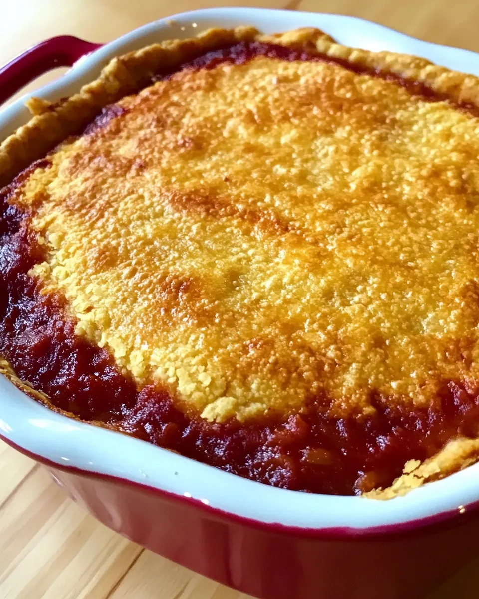 Classic Vegetarian Tamale Pie dish photo