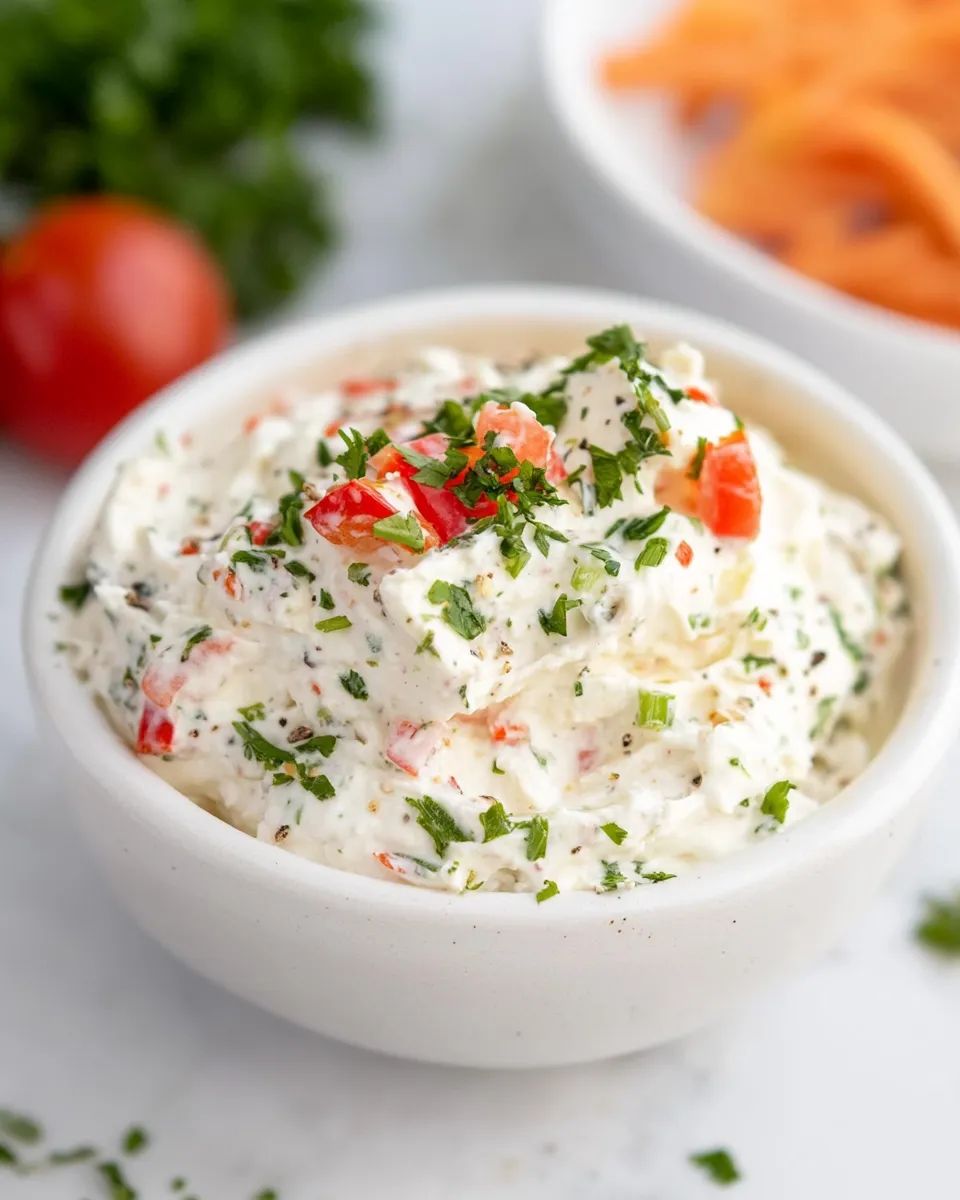 Homemade Veggie Cream Cheese recipe photo