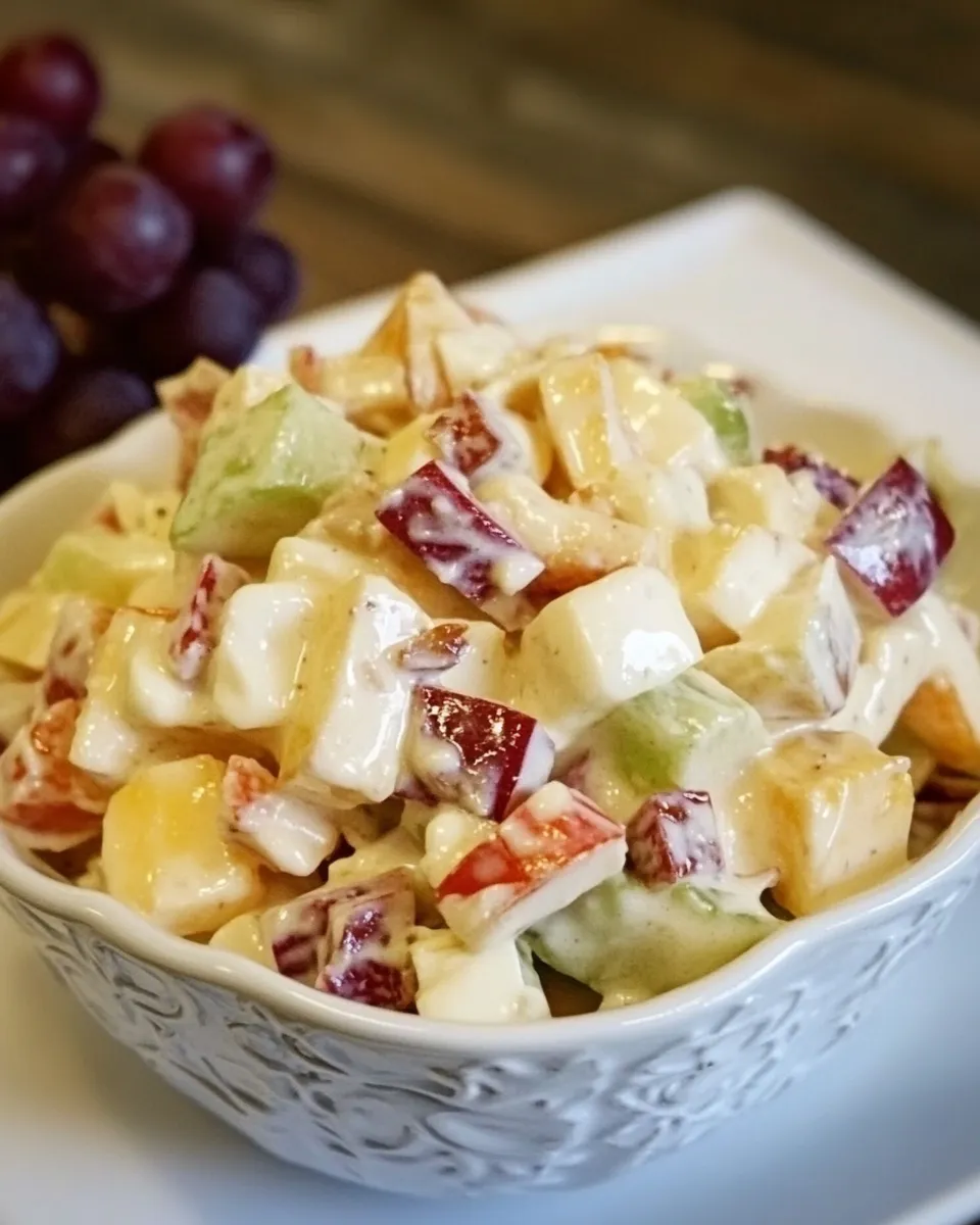 Classic Waldorf Salad with Creamy Yogurt Dressing image