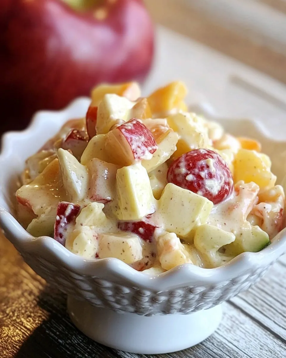 Easy Waldorf Salad with Creamy Yogurt Dressing recipe photo