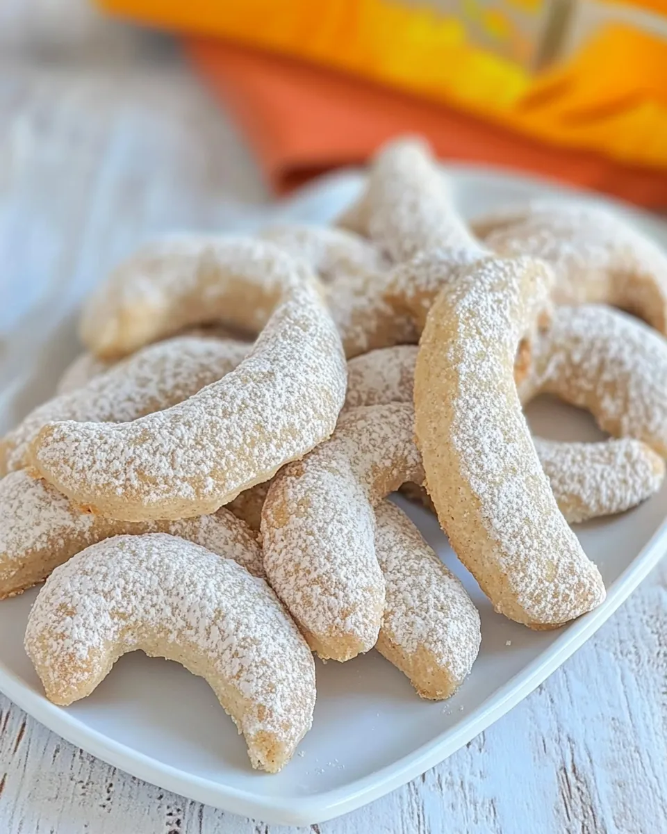 Classic Walnut Crescent Cookies image