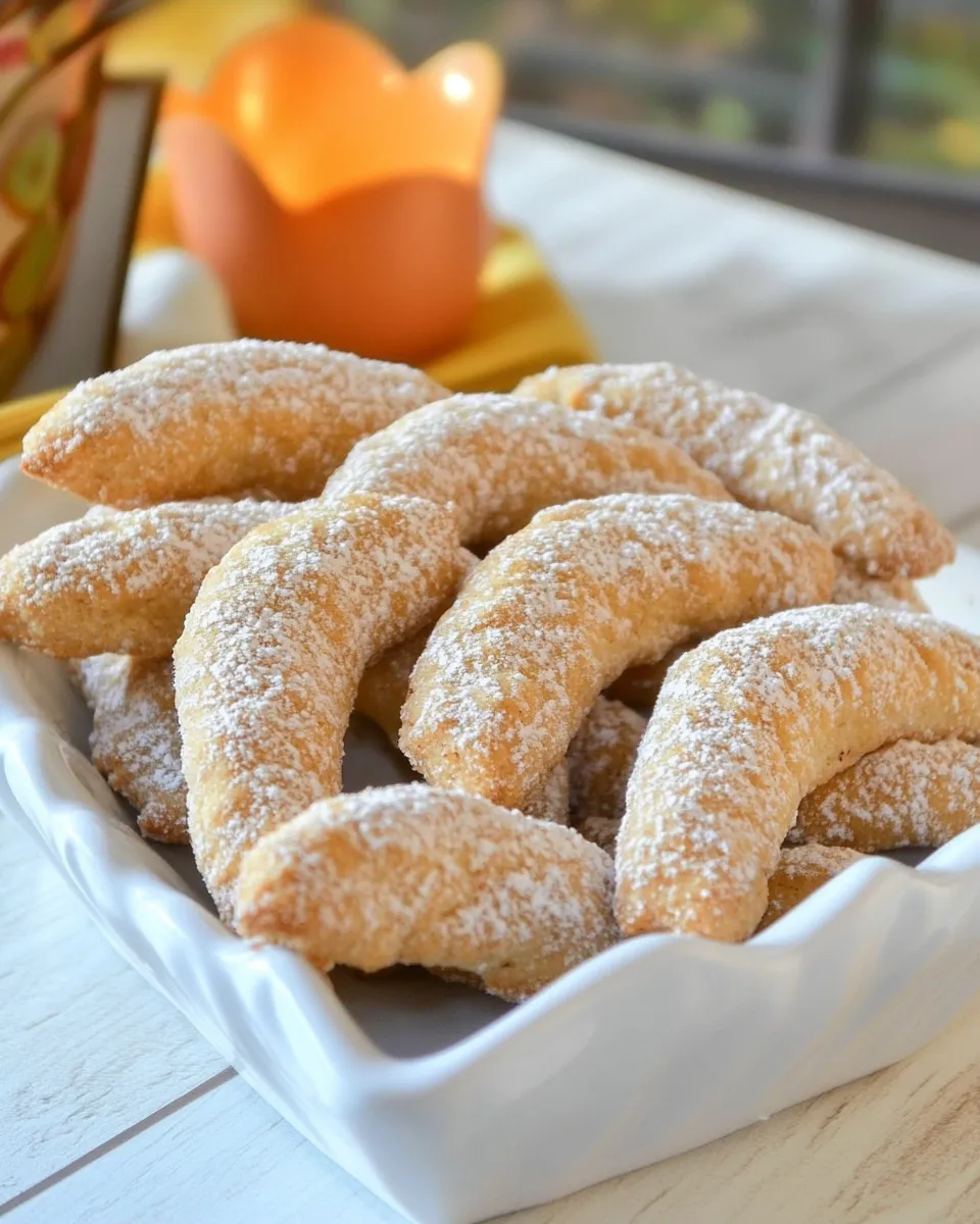Easy Walnut Crescent Cookies recipe photo