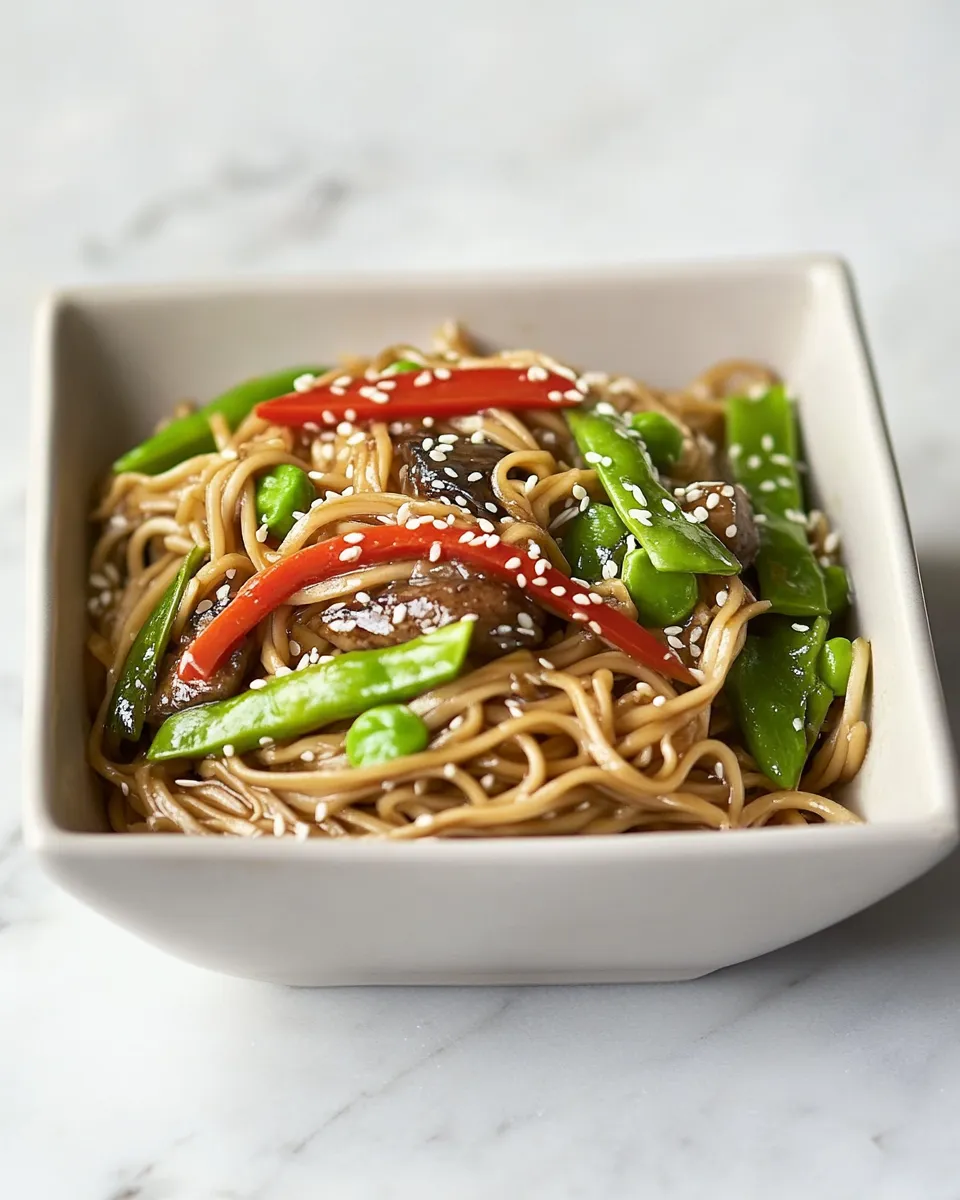 Classic Weeknight Lo Mein dish photo