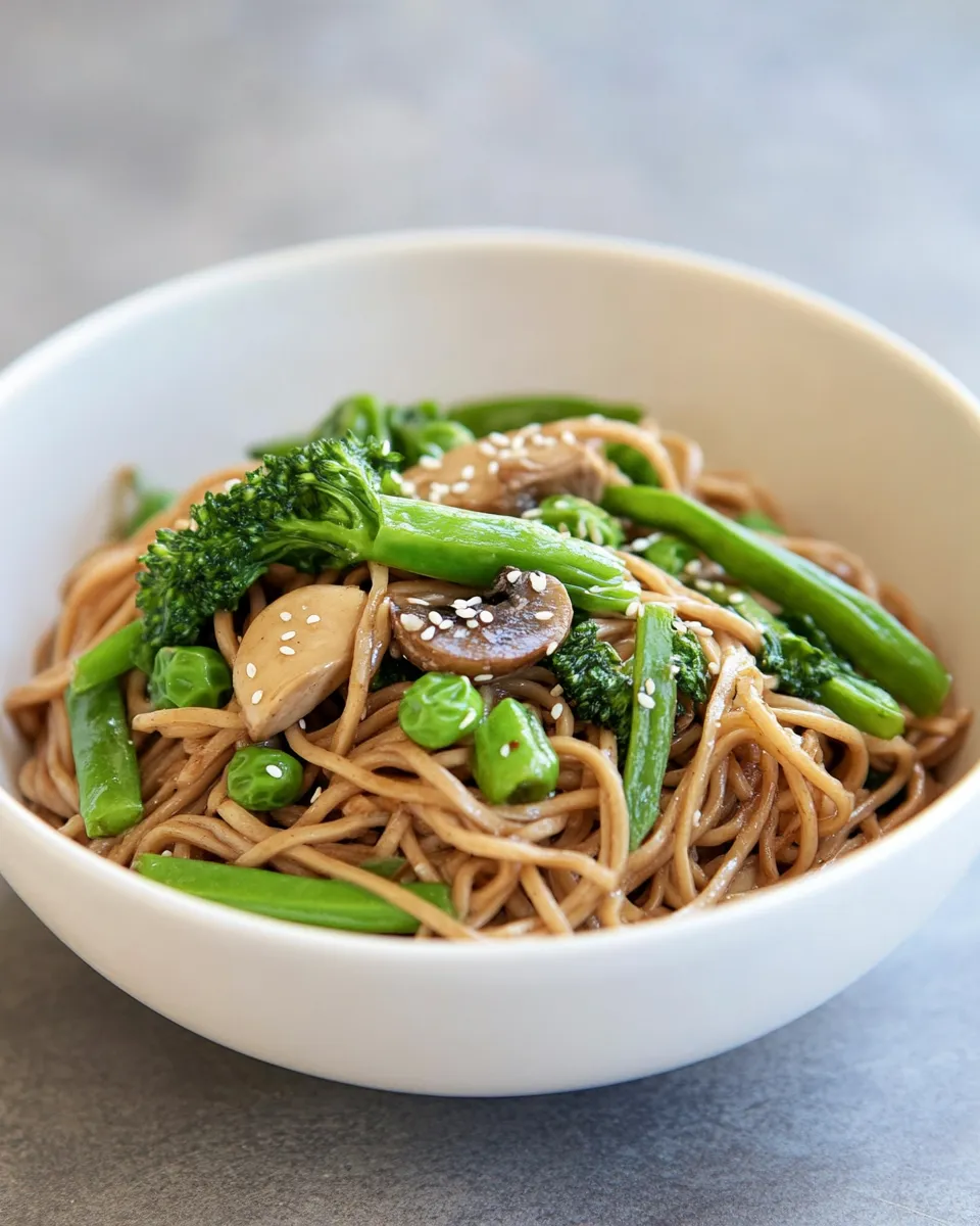 Easy Weeknight Lo Mein food shot