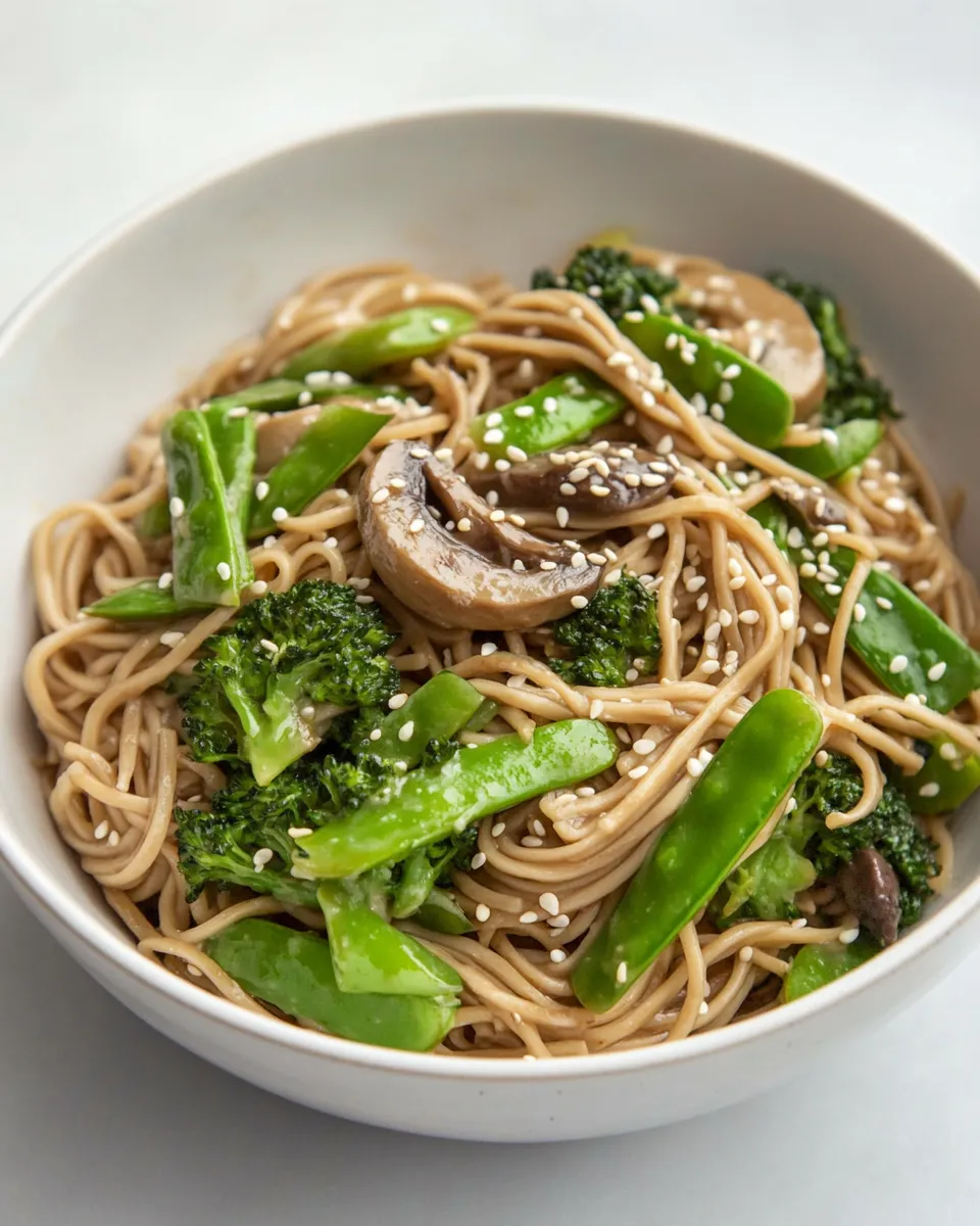 Delicious Weeknight Lo Mein plate image
