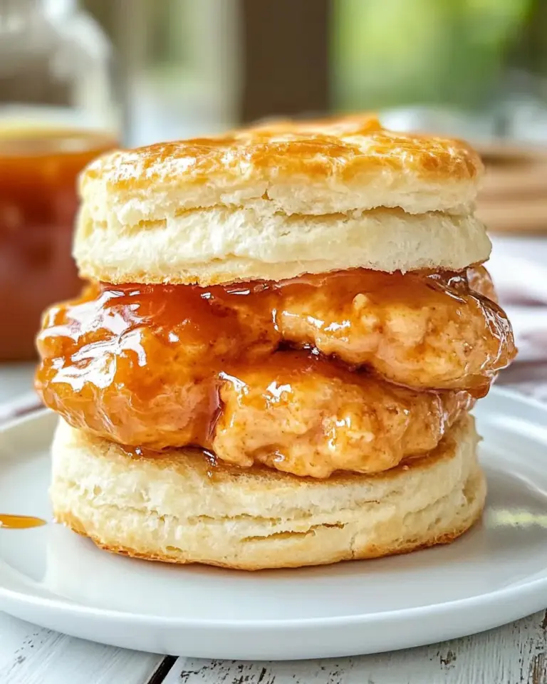 Homemade Wendys Honey Butter Chicken Biscuit Easy Copycat Recipe photo