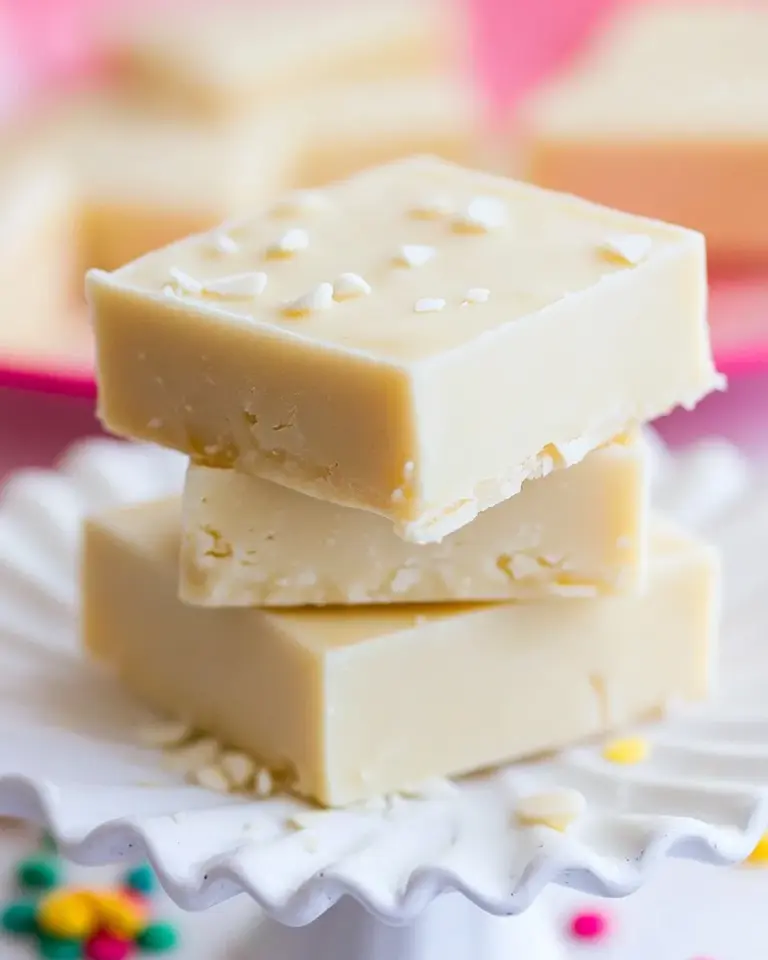 Homemade White Chocolate Fudge Recipe photo