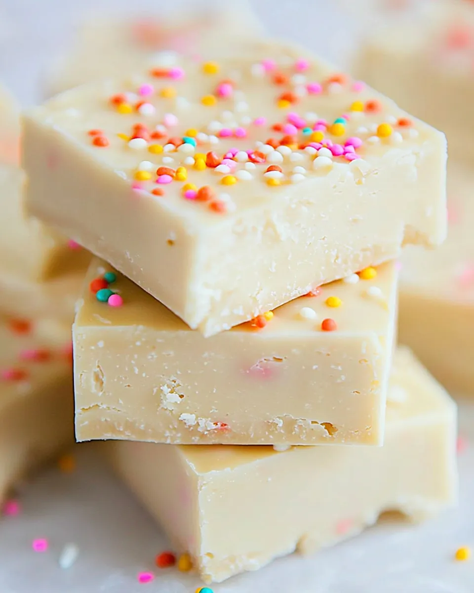 Classic White Chocolate Fudge Recipe image