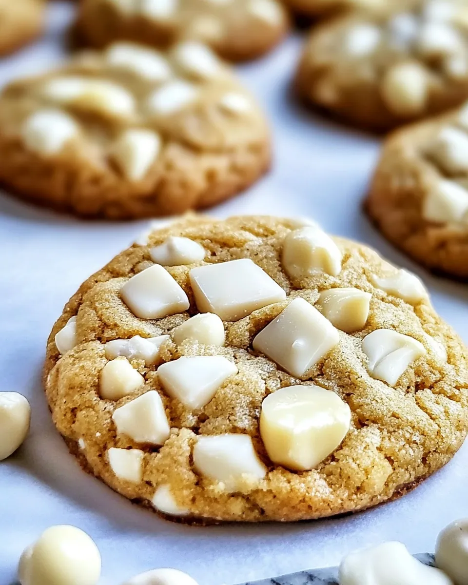 Classic White Chocolate Macadamia Nut Cookies Recipe image