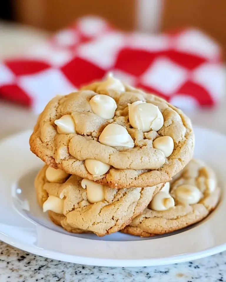 Homemade White Chocolate Peanut Butter Cookies photo