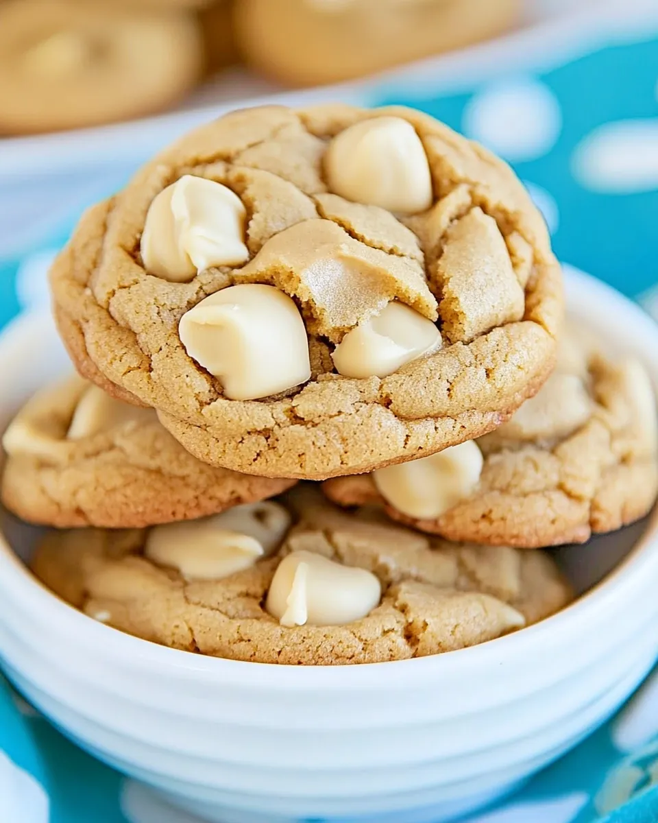 Delicious White Chocolate Peanut Butter Cookies dish photo