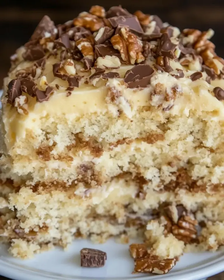 Homemade White German Chocolate Cake recipe photo