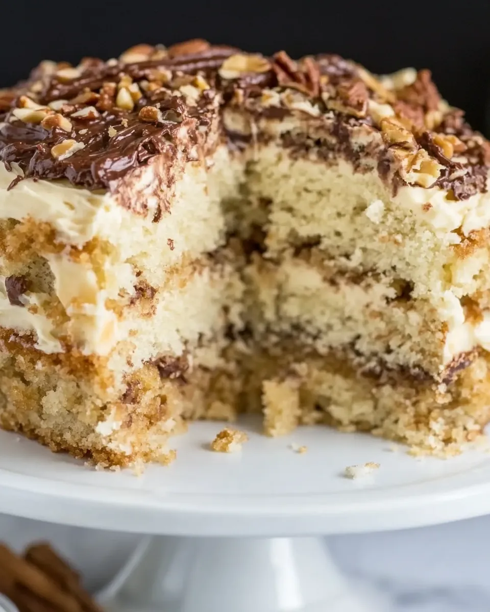 Classic White German Chocolate Cake dish photo