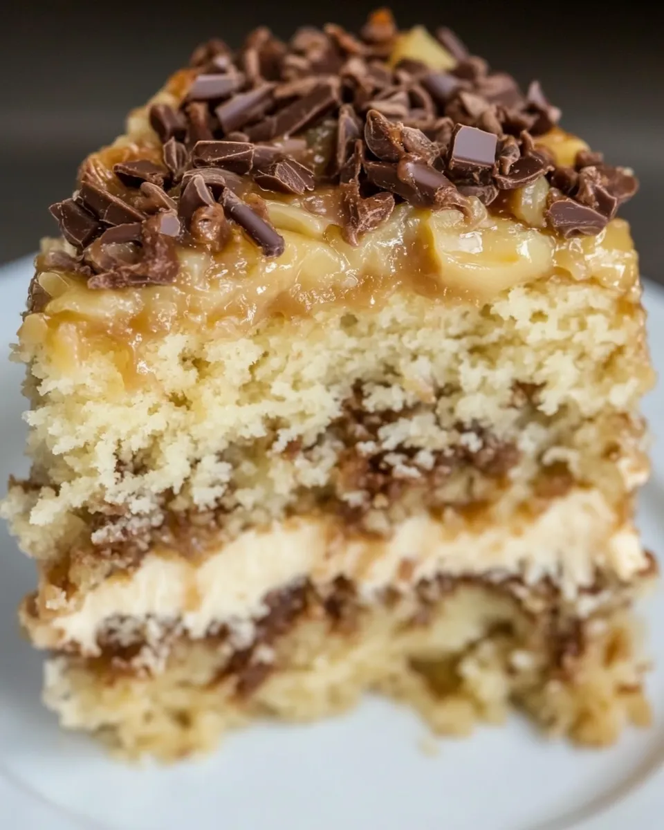 Delicious White German Chocolate Cake picture
