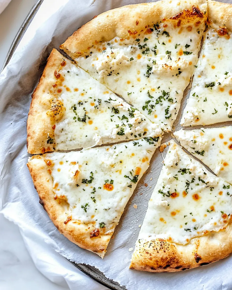 Easy White Pizza (Pizza Bianca) recipe photo